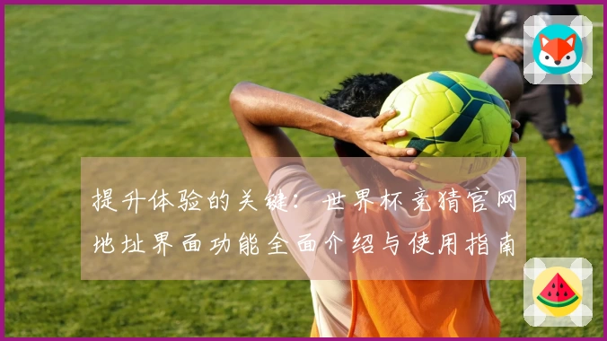 提升体验的关键：世界杯竞猜官网地址界面功能全面介绍与使用指南